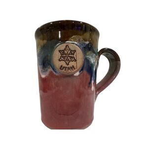 UTAH Snowflake Hand thrown Pottery Coffee Mug